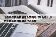 【南京疫情最新消息今天新增行动轨迹】,南京疫情最新数据消息今天新增