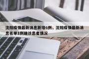 沈阳疫情最新消息新增6例，沈阳疫情最新消息名单1例确诊患者情况