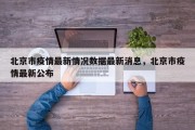 北京市疫情最新情况数据最新消息，北京市疫情最新公布