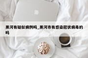 黑河有疑似病例吗_黑河市有感染冠状病毒的吗