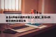 青岛6例确诊病例详情:1人重型_青岛6例确诊病例详情公布