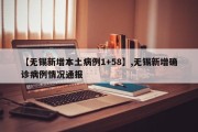 【无锡新增本土病例1+58】,无锡新增确诊病例情况通报