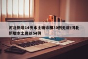 河北新增14例本土确诊和30例无症/河北新增本土确诊54例