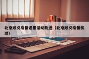 北京顺义疫情通报活动轨迹（北京顺义疫情梳理）