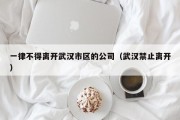 一律不得离开武汉市区的公司（武汉禁止离开）
