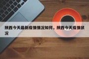 陕西今天最新疫情情况如何，陕西今天疫情状况