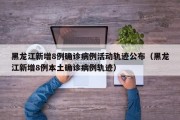 黑龙江新增8例确诊病例活动轨迹公布（黑龙江新增8例本土确诊病例轨迹）